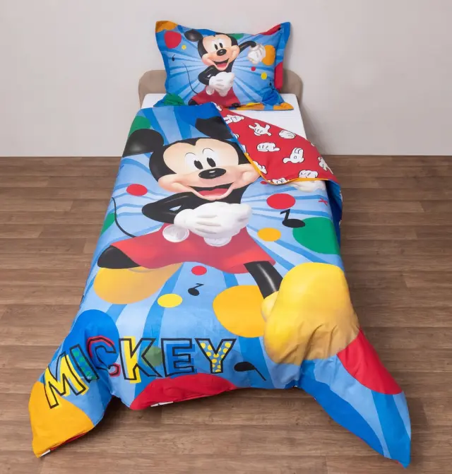 Σετ Παπλωματοθήκη 160Χ200 Μονή Heroes Viopros Mickey 51 100% βαμβακερό