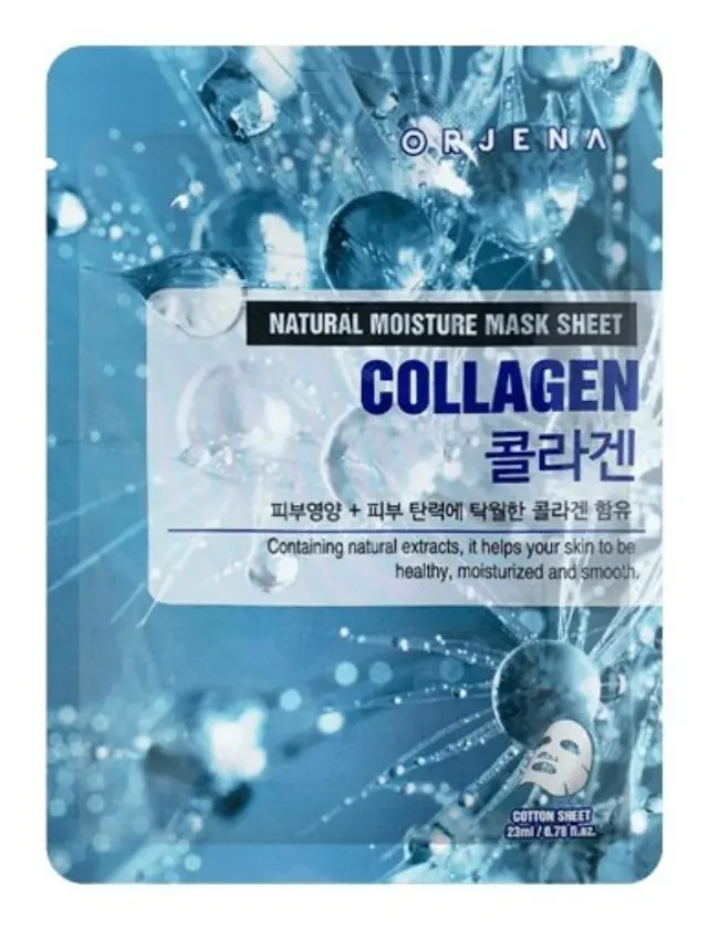 Orjena Natural Moisture Mask Sheet Collagen Υφασμάτινη Μάσκα Ενυδάτωσης 23ml