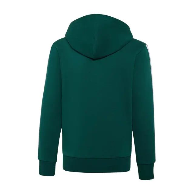 adidas Sportswear Kids 3Stripes Fleece Full-Zip Hoodie Πράσινο KT3373 (adidas Sportswear) 2