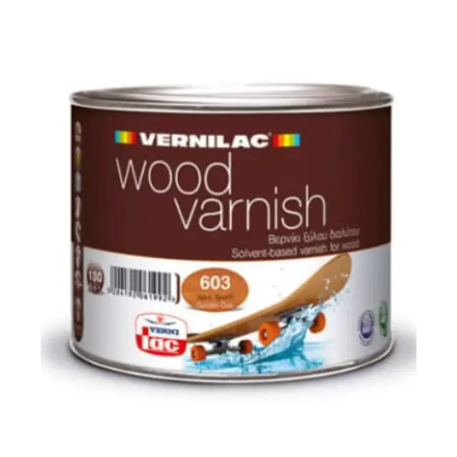 VERNILAC WOOD VARNISH 603 ΔΡΥΣ ΧΡΥΣΗ ΓΥΑΛΙΣΤΕΡΟ 180ml