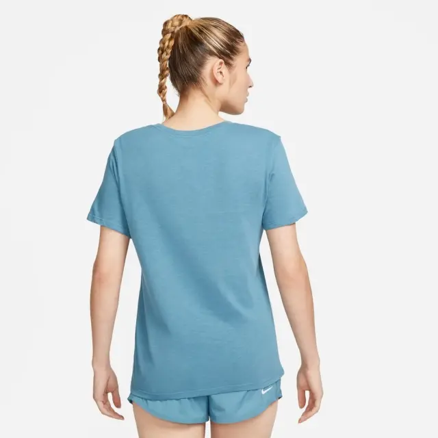 Nike Dri-FIT Swoosh T-Shirt (FD2884-440) - Σιέλ 2