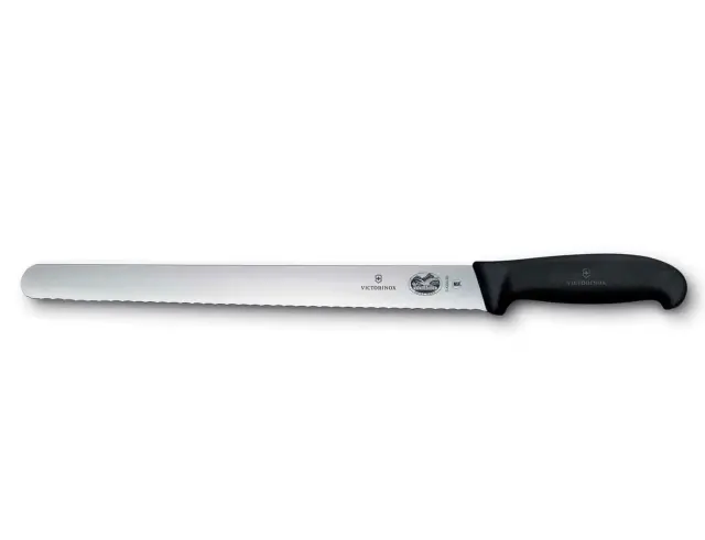 Μαχαίρι τεμαχισμού Victorinox Fibrox οδοντωτό με μήκος λεπίδας 25cm - Black5.4233.25 2