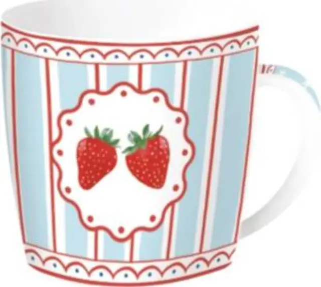 Κούπα Πορσελάνης Fruit Mania Strawberry 350ml Πολύχρωμη