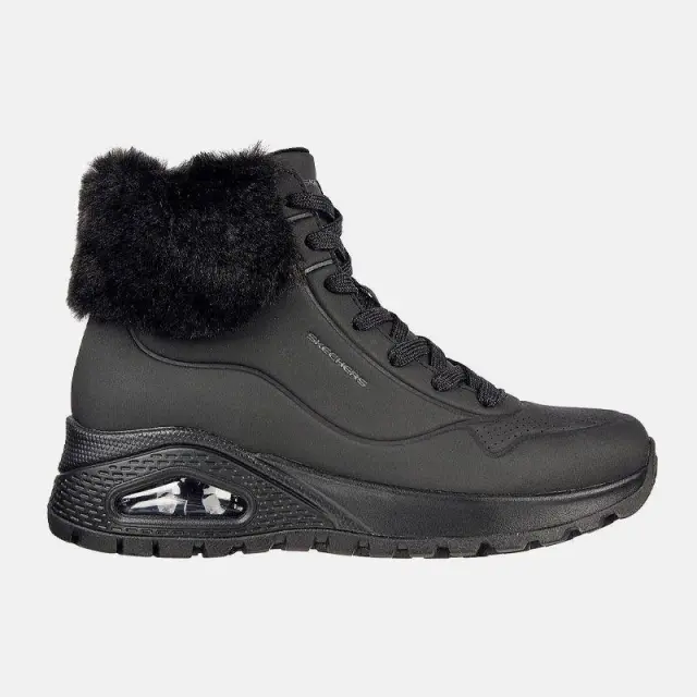 Μποτάκι Με Γούνα Skechers Rugged-Fall Air 167274-BBK Μαύρο - 36.5