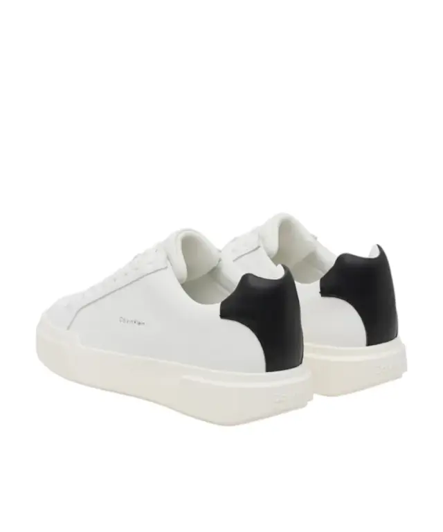 Calvin Klein - Ανδρικά Sneakers Chunky Cupsole Laceup Lth YM0YM01344-01W Λευκό 3