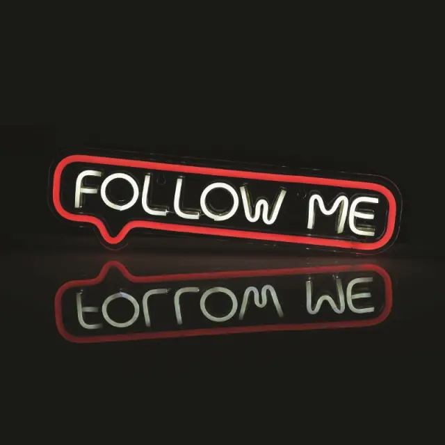 FOLLOW ME 155 NEON LED ΛΑΜΠ USB ΚΑΛ 2m ΨΥΧΡΟ & ΚΟΚΚΙΝΟ IP20 42*1.6*12cm / X1315524720