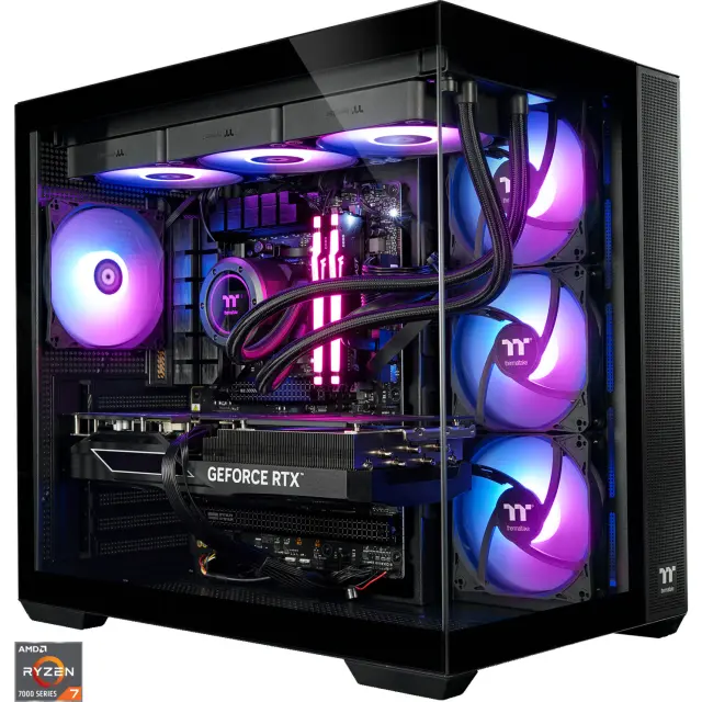 Thermaltake FTW RTX 5070 Ti Black (black/transparent, Windows 11 Home)