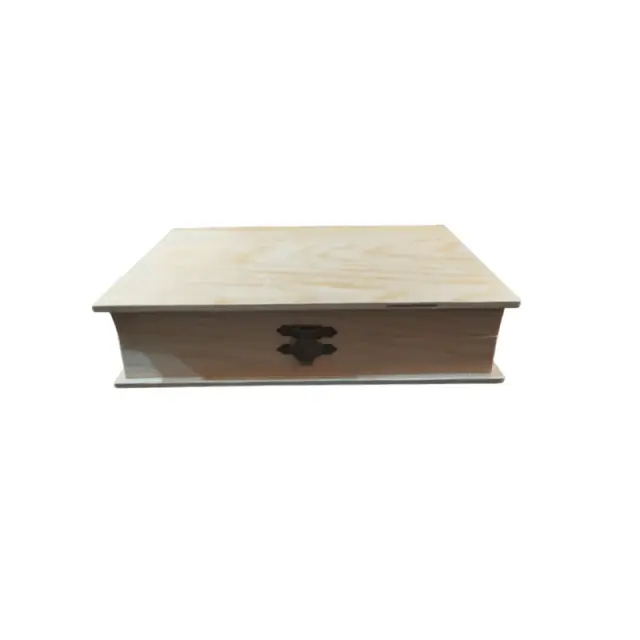 Κουτί-ατζέντα μικρή ξύλινη, 20x13,5x5cm