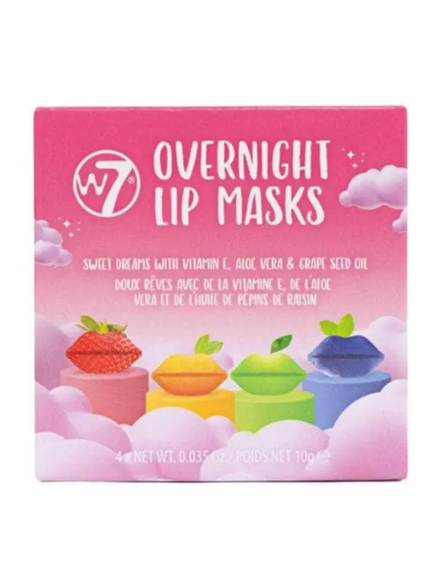 Overnight Lip Masks Gift Set 4 x 10g W7
