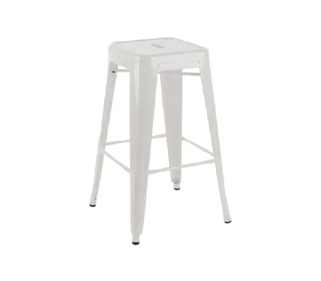 Σκαμπώ Bar RELIX Μέταλλο Άσπρο 43x43 H.67cm