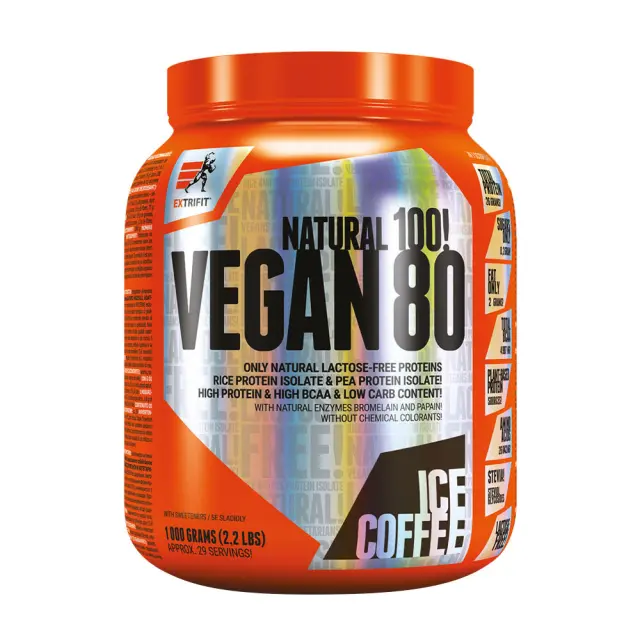 Extrifit Vegan 80 ice-coffee, 1000-g