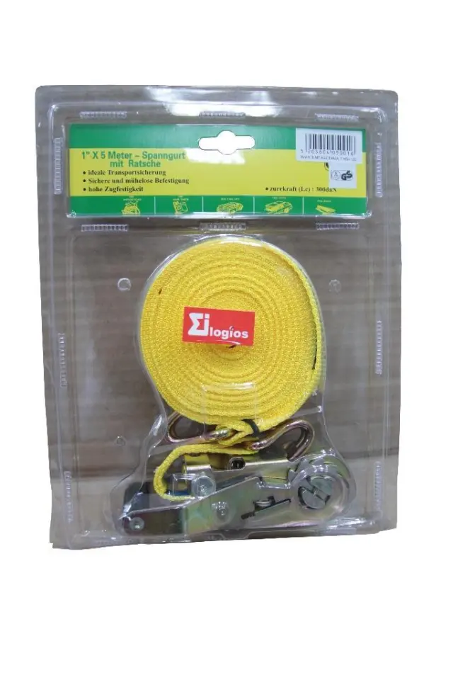 Ιμάντας Kαστάνια 1″ Χ 5 m GS – 305 Kg (050016)