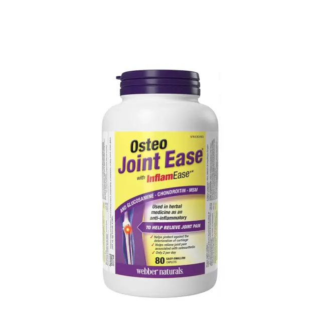 Webber Naturals Osteo Joint Ease® with InflamEase® and Glucosamine Chondroitin MSM