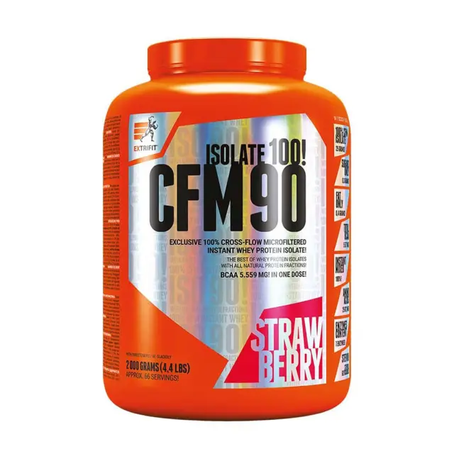 Extrifit Iso 90 CFM Instant Whey strawberry, 2000-g