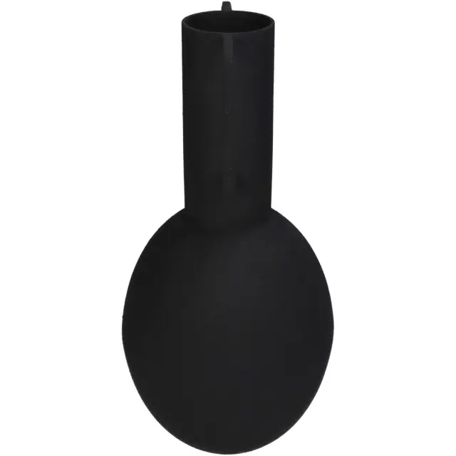 Βάζο Μαύρο Μέταλλο 13x13x27cm 2