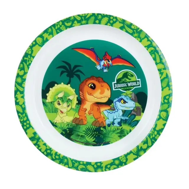 Σετ Σερβίτσιο 3 Τεμαχίων Ango Jurassic World Green/Orange 006066 2