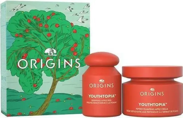 Origins Promo Youthtopia Peptide Plumping Apple Κρέμα Προσώπου 50ml & Refining Apple Peel Υγρό Απολεπιστικό Προσώπου 30ml 2τμχ