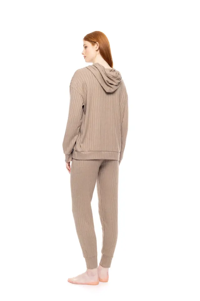 W1827 - Sand - PYJAMA WARM STRIPES 3