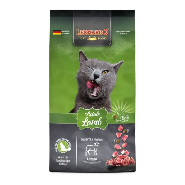 Leonardo Adult Lamb Ξηρά Τροφή Γάτας με Αρνί 1.8kg