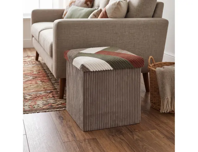 Σκαμπό Scott Home Deco Factory με αποθηκευτικό χώρο και διαστάσεις 38x38x38cm HD0550