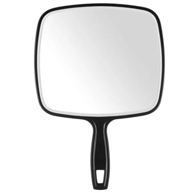 Eurostil Καθρεφτης Κομμωτικής Με Λαβη 22,5x32cm TV Mirror Μαυρος