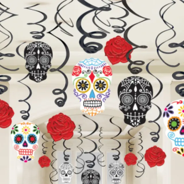 Κρεμαστά Διακοσμητικά Day of the Dead 30 τεμ.