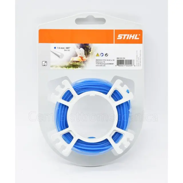 Μεσινέζα STIHL 1,6mm 20m Στρογγυλή Μπλε