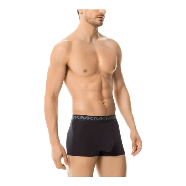 MICHAEL KORS Ανδρικό Boxer Stretch Factor Cotton - Τριπλό Πακέτο, Χρώμα Midnight - S 2
