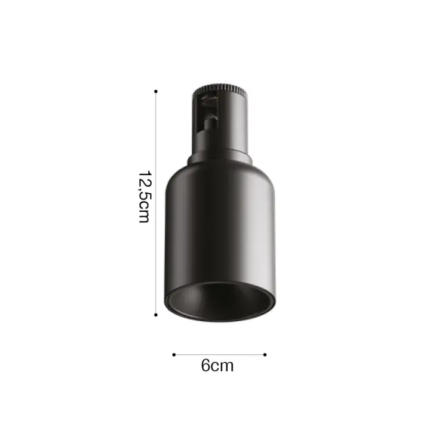 Inlight Φωτιστικό LED 12W 3000K για Chandler Track μαύρη απόχρωση D:6cmX12,5cm (13C-00031) 3