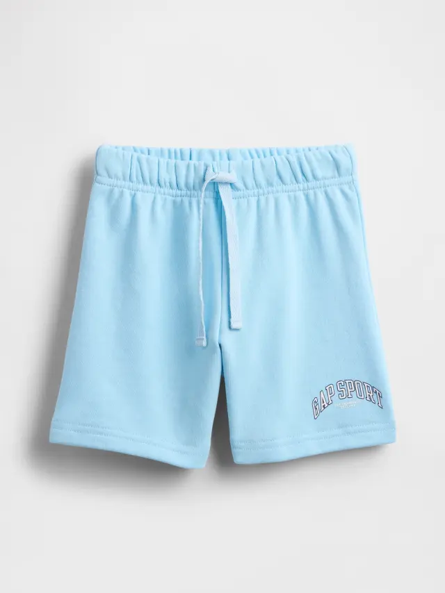 Μπλε babyGap Relaxed Graphic Pull-On Σορτς CHLORINE BLUE - 6-12M