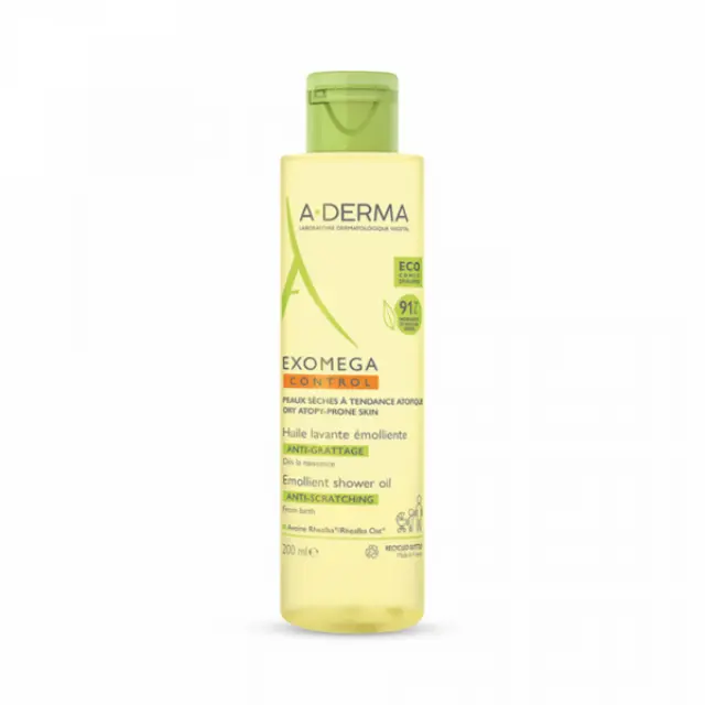 A-Derma Exomega Control Έλαιο Καθαρισμού - Ατοπικό Δέρμα 200ml.