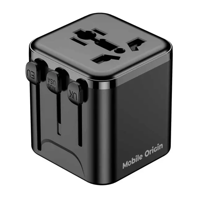 Mobile Origin Universal Travel Adapter PW30 EU/UK/US/AUS Black 3
