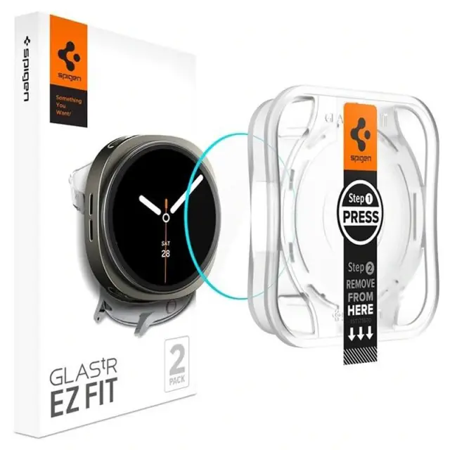 Spigen Glas.tr ”ez-fit” 2-pack Galaxy Watch 8 / 9 (44 Mm) Clear
