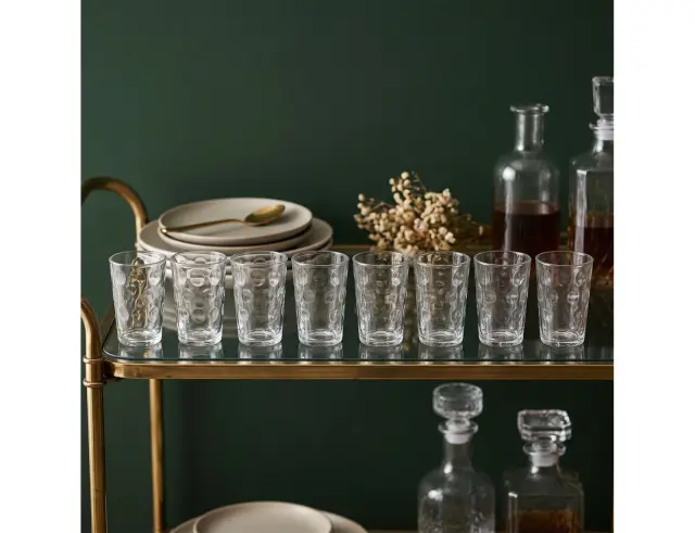 Σετ Γυάλινα Ποτήρια Excellent Houseware χωρητικότητας 200ml - 8 τεμάχια YE5000260