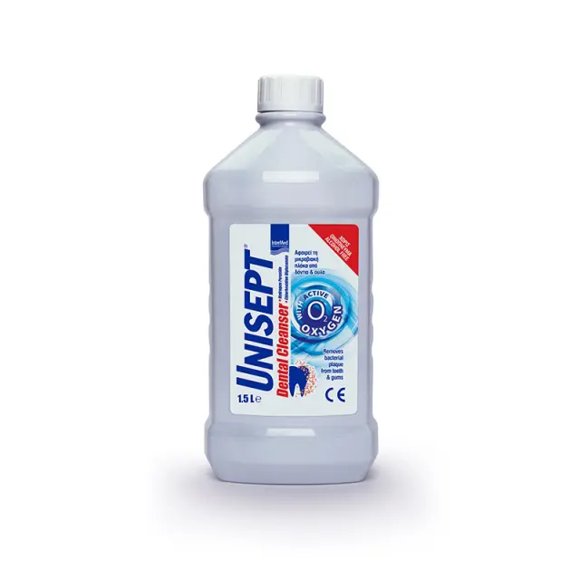 InterMed Unisept Dental Cleanser Στοματικό Διάλυμα κατά της Πλάκας 1500ml