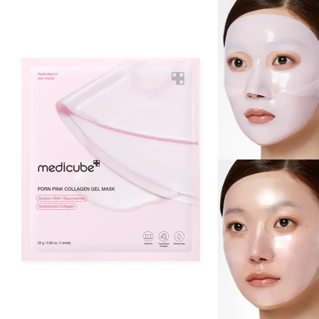(Bundle) Medicube - PDRN Pink Collagen Gel Mask - Pink - One Piece - Beauty 3
