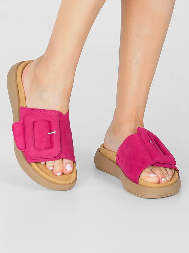 Gabor Πέδιλα Γυναικείο δέρμα Nubuck Ροζ GAB/43751 10-PINK 2