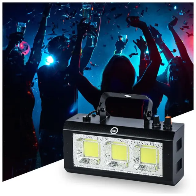 LIGHT4ME STROBE 60W stroboscope for party disco white light effect LED 3