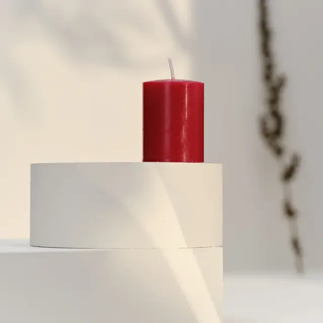 Bougies La Francaise Colorama Votive Candle Red 10h μικρό κερί 48 gr 2