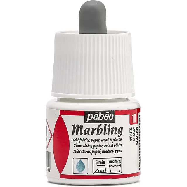 Pebeo Marbling Χρώμα Μαρμαρογραφίας - 10 White - 45ml