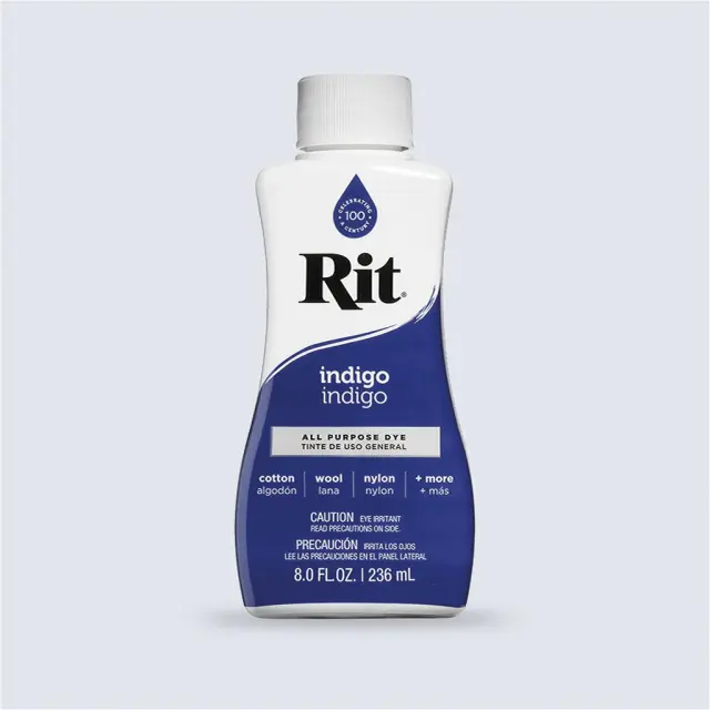 RIT DYE Liquid All-Purpose Βαφή Υφασμάτων – Indigo 236ml 2