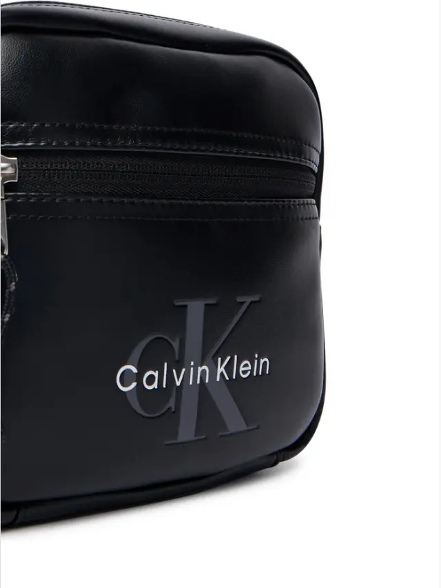 Ανδρική Τσάντα Χιαστί Calvin Klein LV04D3445G-UB1 Μαύρη Μαύρο - One Size 2