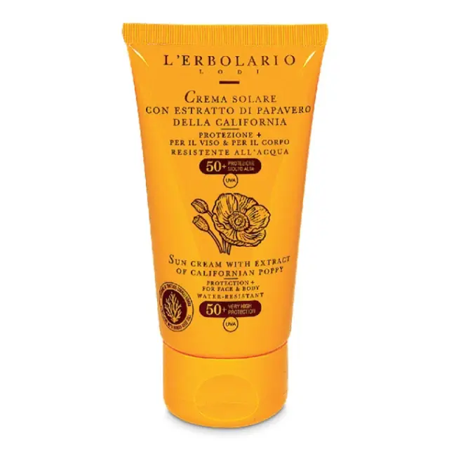 L Erbolario Sun Cream for Face and Body SPF 50+, 75ml
