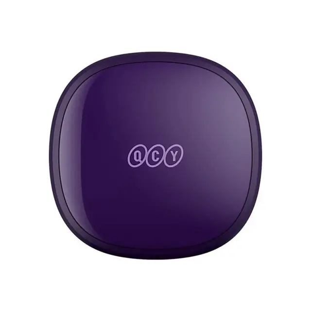 QCY T13X TWS Purple - 30 hour battery - True Wireless Earbuds - Quick Charge 380mAh 3
