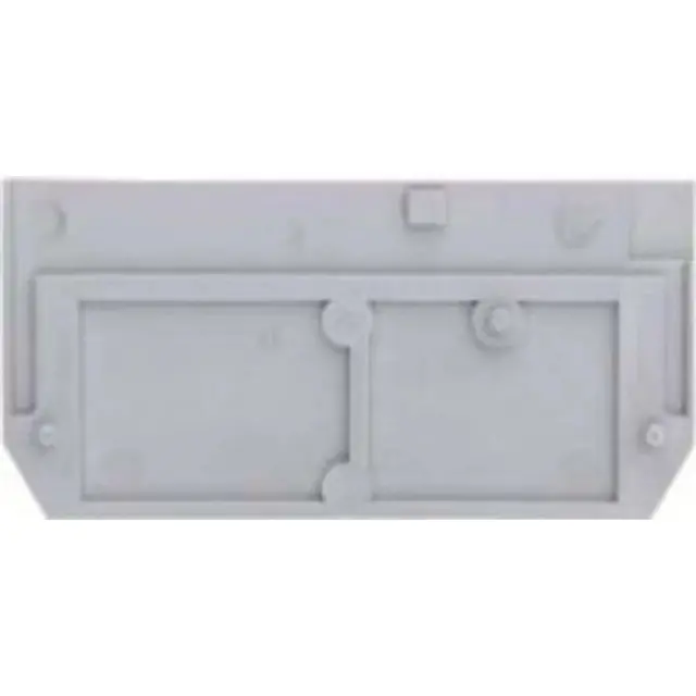 End and intermediate plate 2.5mm orange