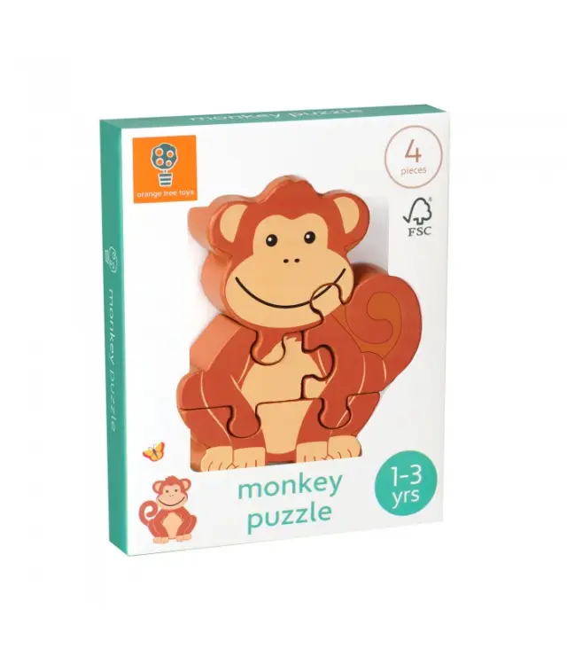 Μινι παζλ Μαιμού Orange Tree Toys