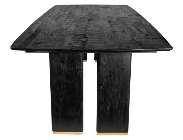 Τραπεζαρία Liber PTMD Luxury Living από Ξύλο Mango, με διαστάσεις 200x100x77cm - Black - Δεν περιλαμβάνονται οι καρέκλες 2