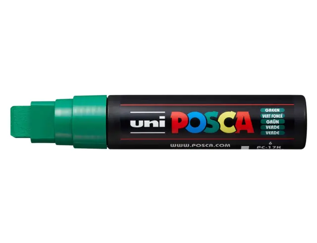 Μαρκαδόρος Σχεδίου Uni Posca PC-17K με πάχος μύτης 15.0mm - GreenPC-17K(E) - ΠPAΣINO