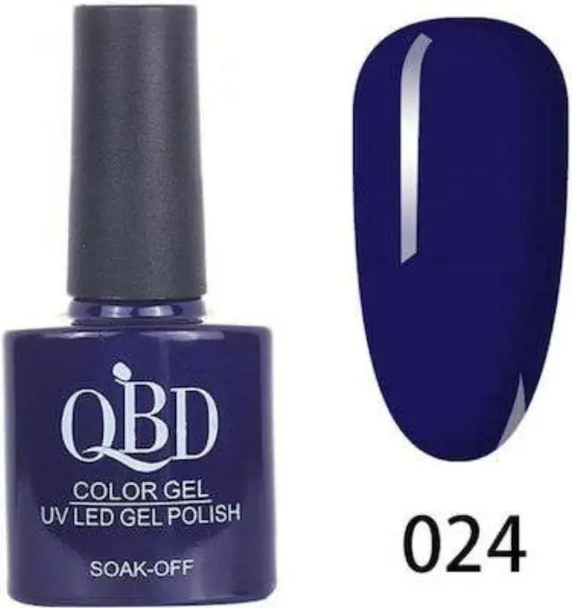 QBD Ημιμόνιμο βερνίκι color Gel Uv/Led Gel Polish 024