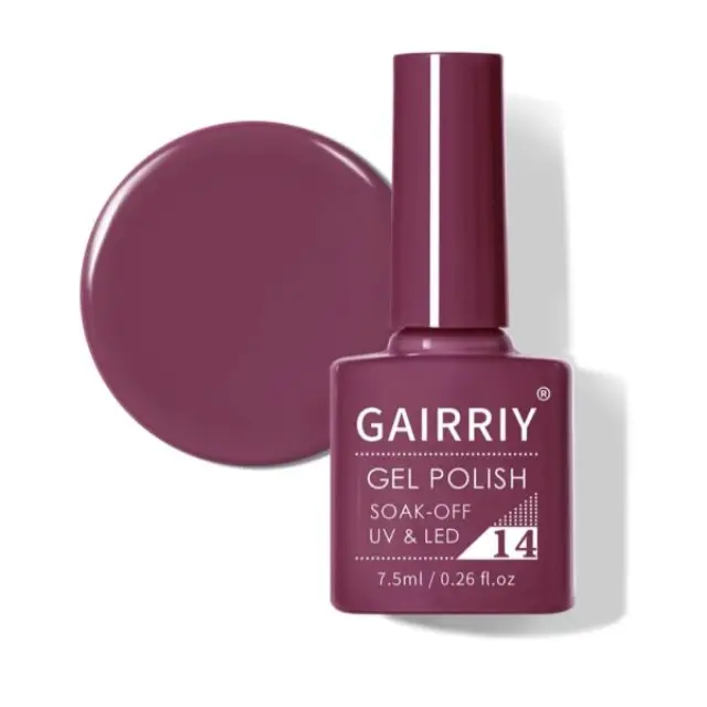 Ημιμόνιμο επαγγελματικό βερνίκι GAIRRIY 7.5ML - 0.26FL.OZ 14